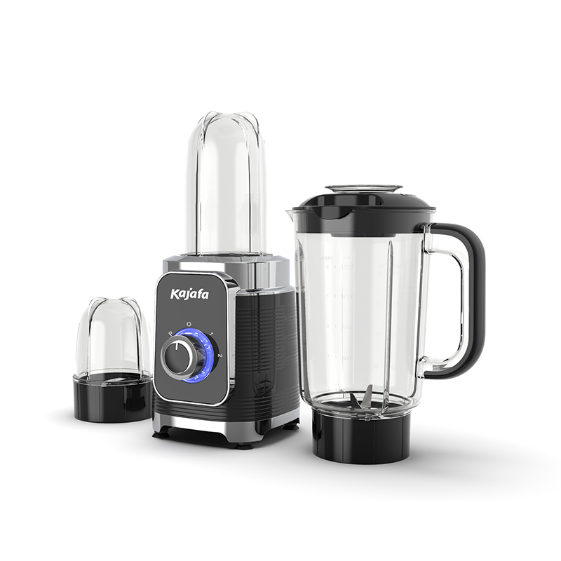 BL215ABD 3 i 1 Stainless Steel Blades Jug Blender 1.0L with 500ML Smoothie maker and coffee grinder, New design